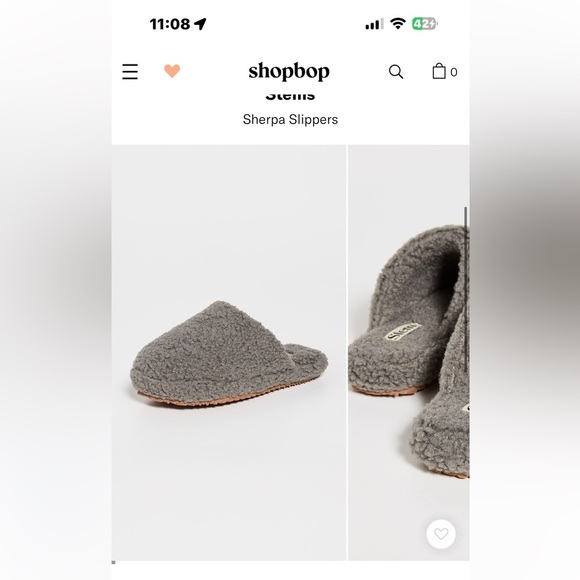 Stems Sherpa Slippers - Picture 2 of 8